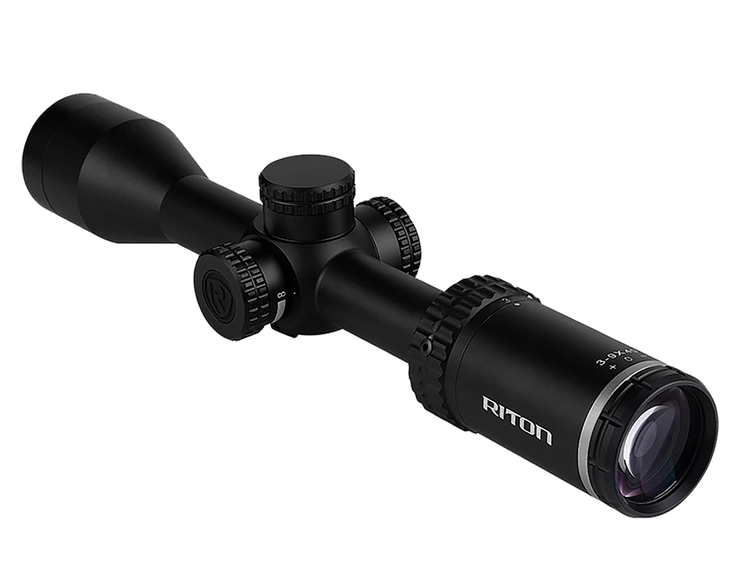 Riton Optics 1P39AS23 1 Primal Black 3-9x 40mm 1" Tube RHR Reticle