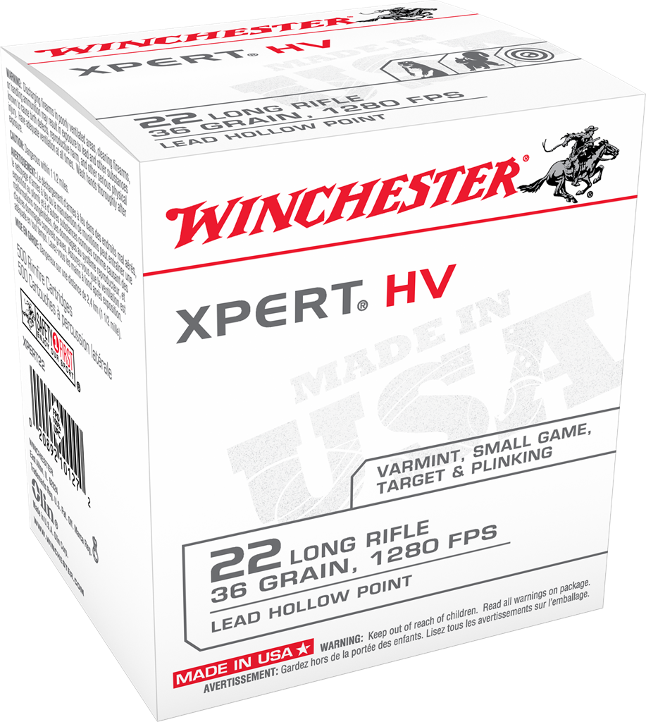 WINCHESTER XPERT HV 22LR 36GR 500RD BX