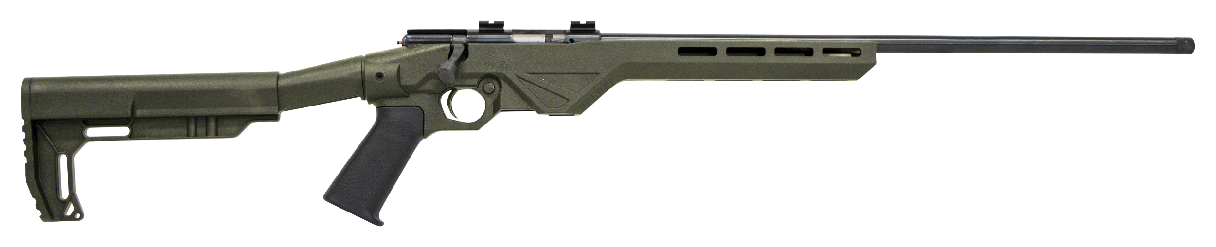 Citadel CIT17HMRBLTODG Trakr  17 HMR 5+1 18" Blued Steel Barrel & Receiver, OD Green Synthetic Stock