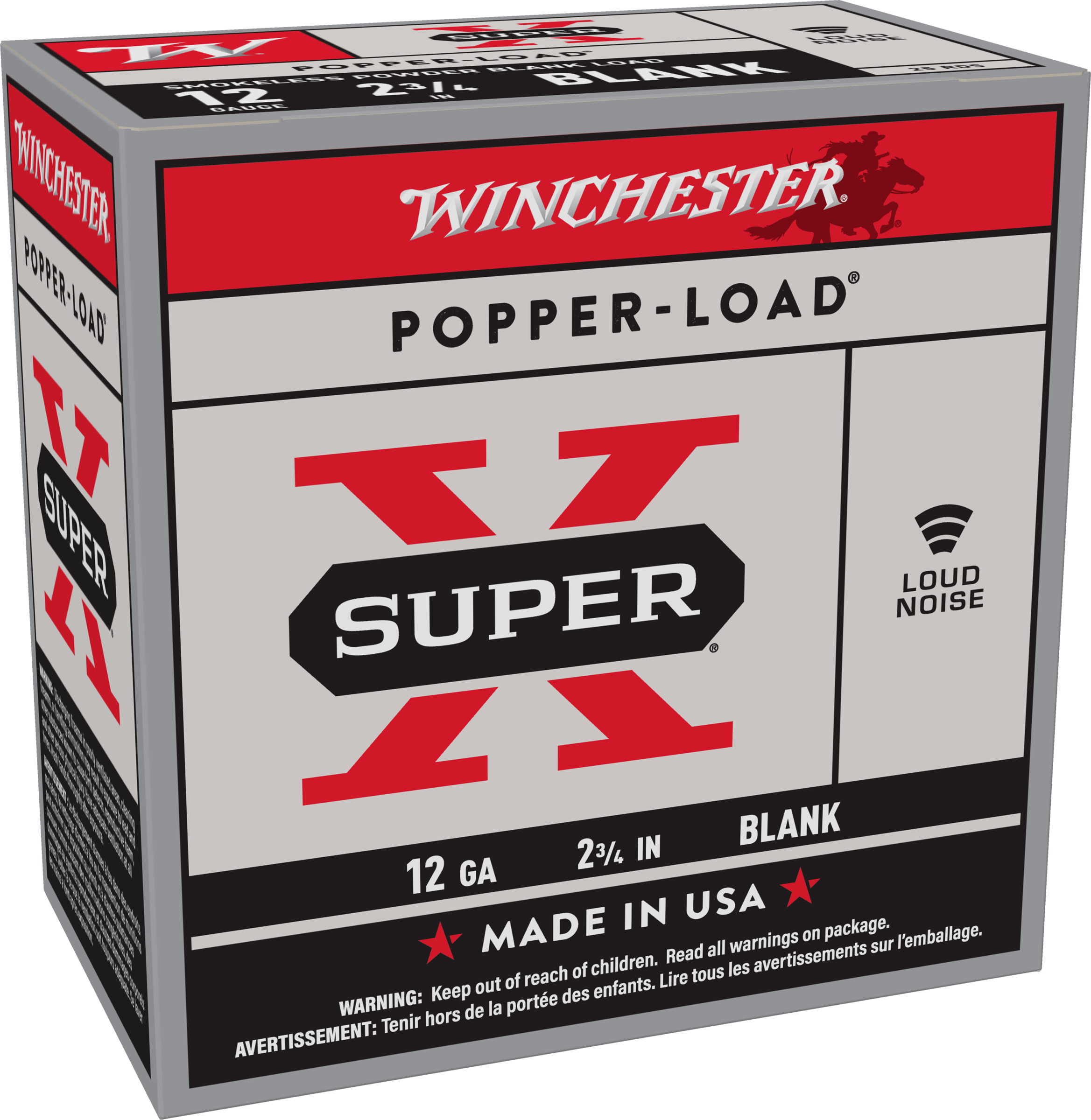 Winchester Ammo XP12 Super X Blank 12Gauge 2.75" 25 Per Box/10 Case