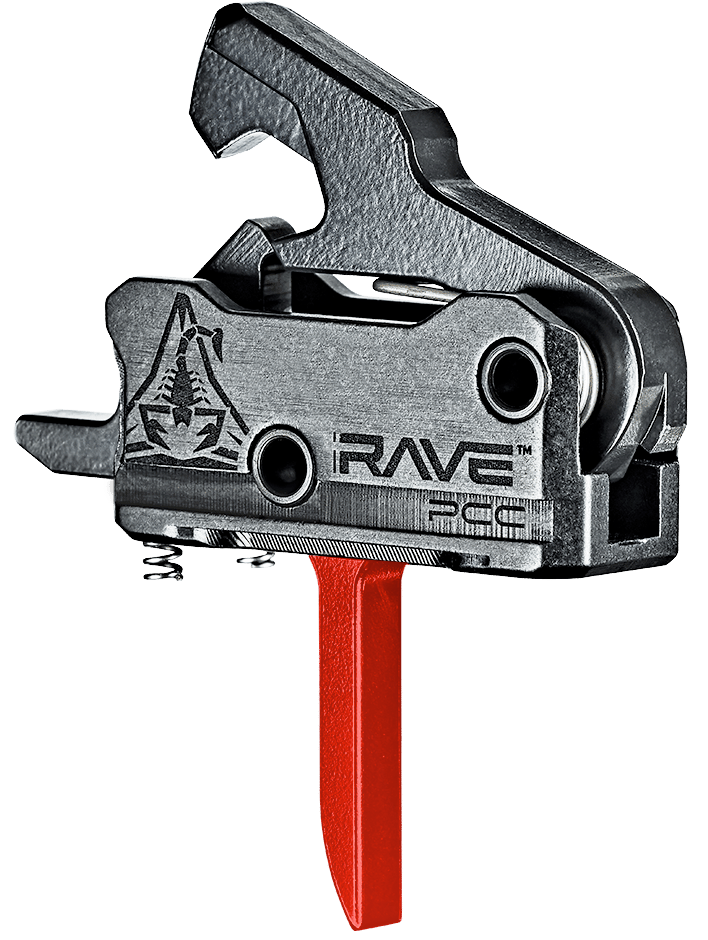 Rise Armament T017FPCCRED Rave Pistol Caliber Carbine Black/Red Single-Stage