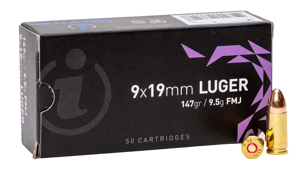 IGMAN 3877002037207 9MM 147GR FMJ 50/20