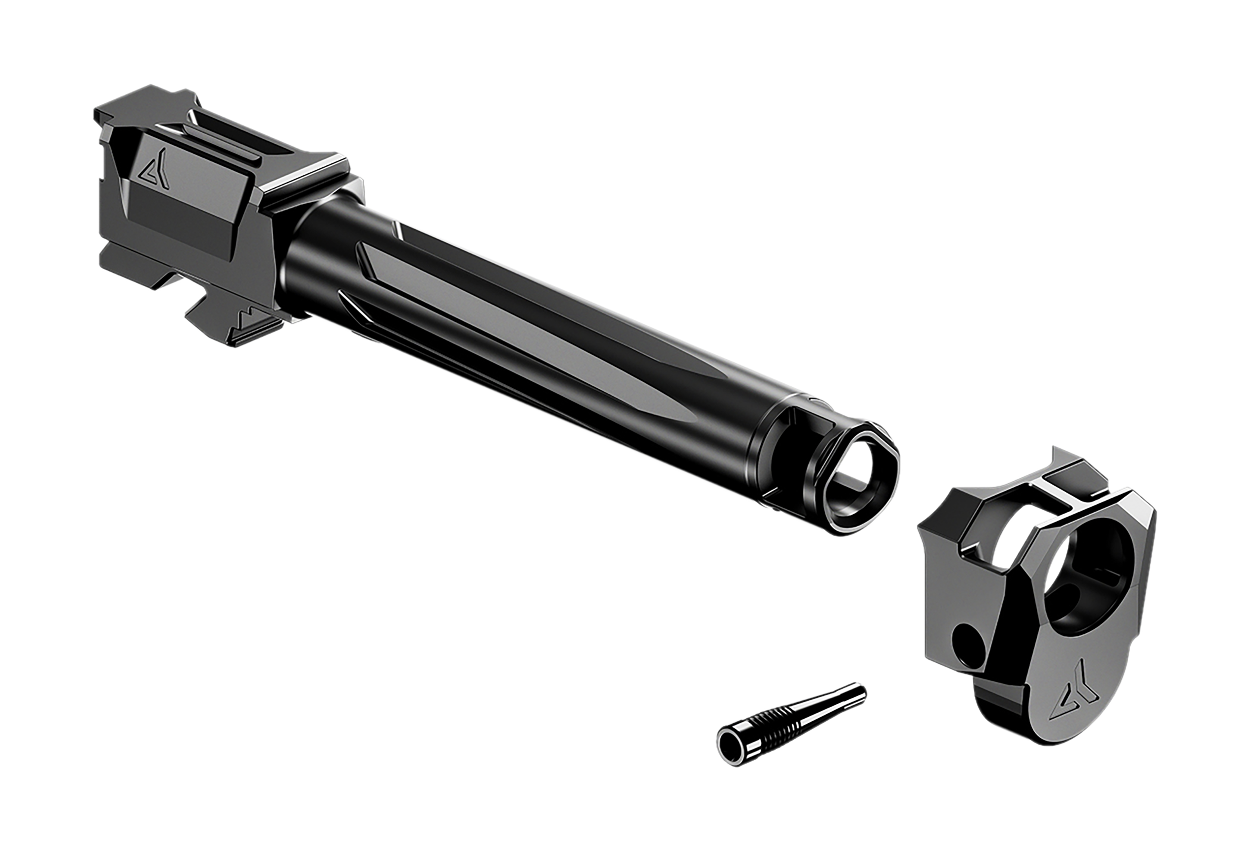 Radian Weapons R0884 Ramjet & Afterburner Combo Compatible w/ Glock 17 Gen4 Ported Black Stainless Steel