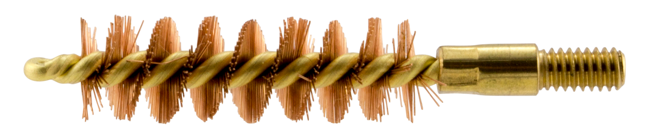 Pro-Shot 38P Bore Brush  .38/ .357/ .380/ 9mm Cal Pistol #8-32 Thread Bronze Bristles Brass Core