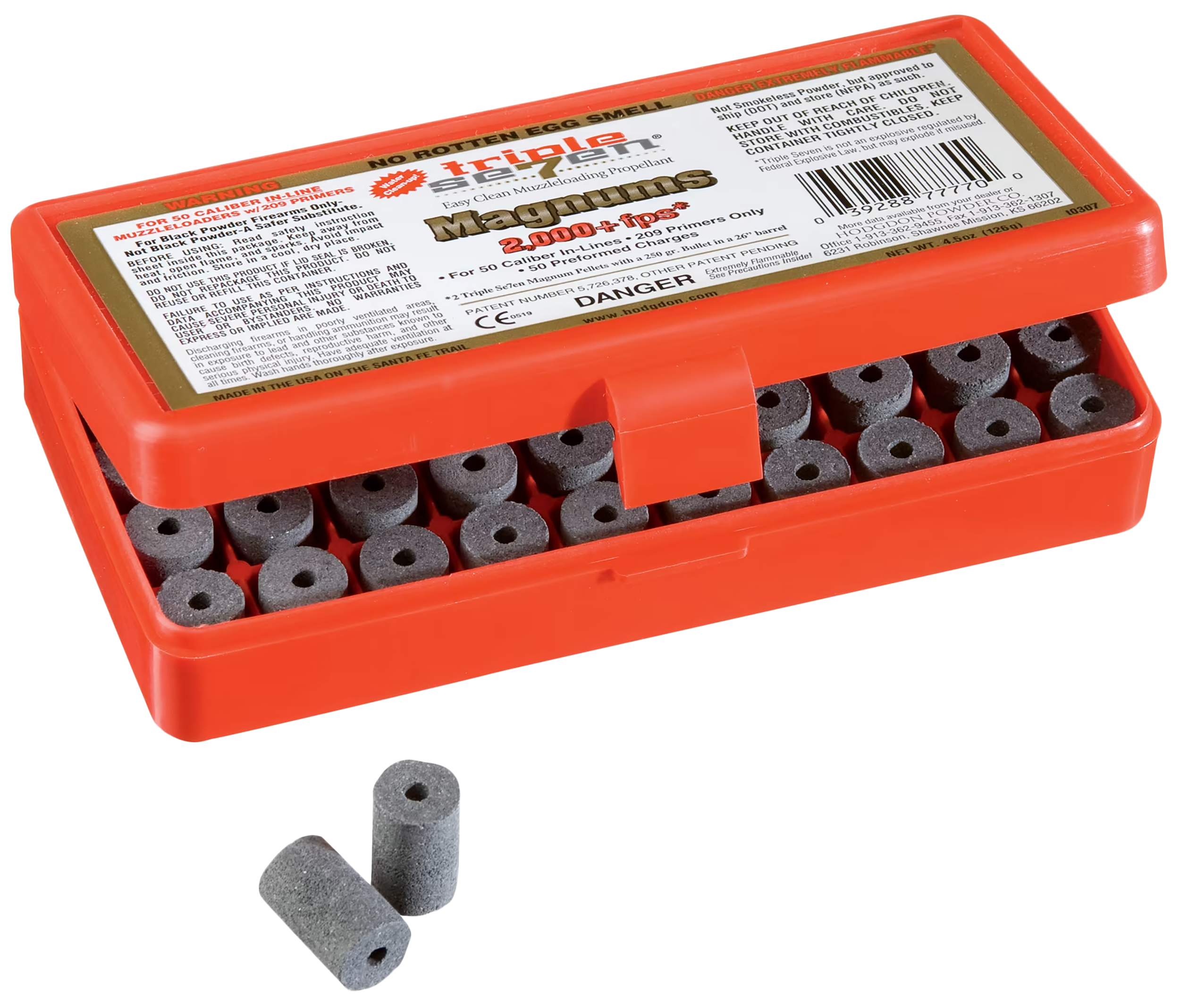 Hodgdon T7MAG Triple Seven Magnum Pellets 50 gr 50 Per Box/12 Boxes Per Case
