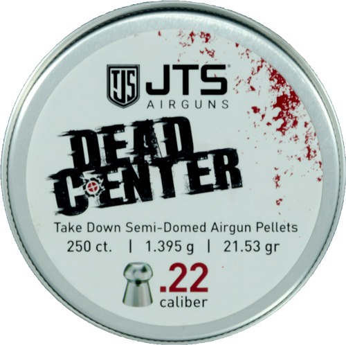 JTS PELLETS DEAD CENTER 22 SEMI-DOMED 21.53 GR 250CT