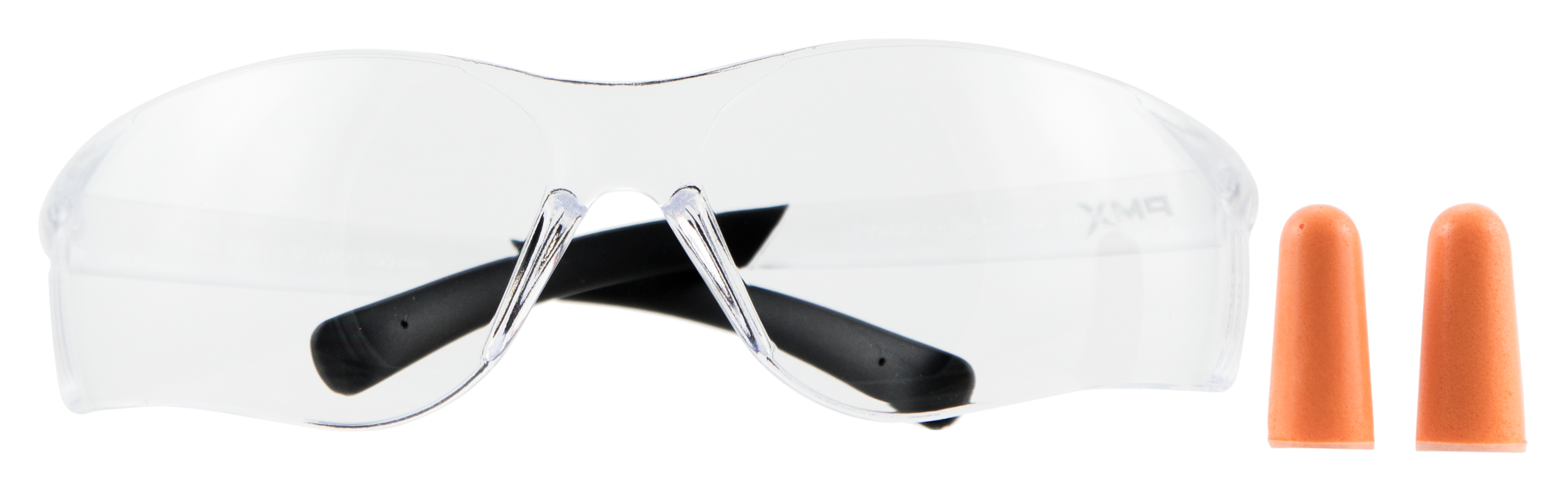 Pyramex PYS2510SDP Zteck Combo Adult Clear Lens Polycarbonate Clear Frame