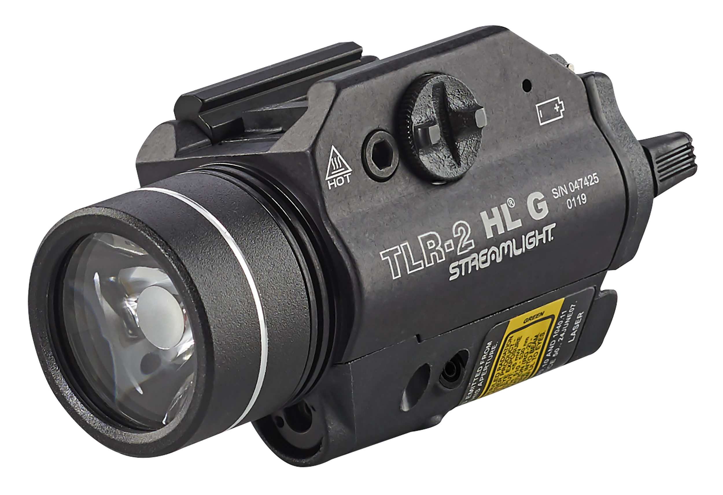 Streamlight 69265 TLR-2 HL G Gun Light  Black Anodized 1,000 Lumens White LED Red Laser