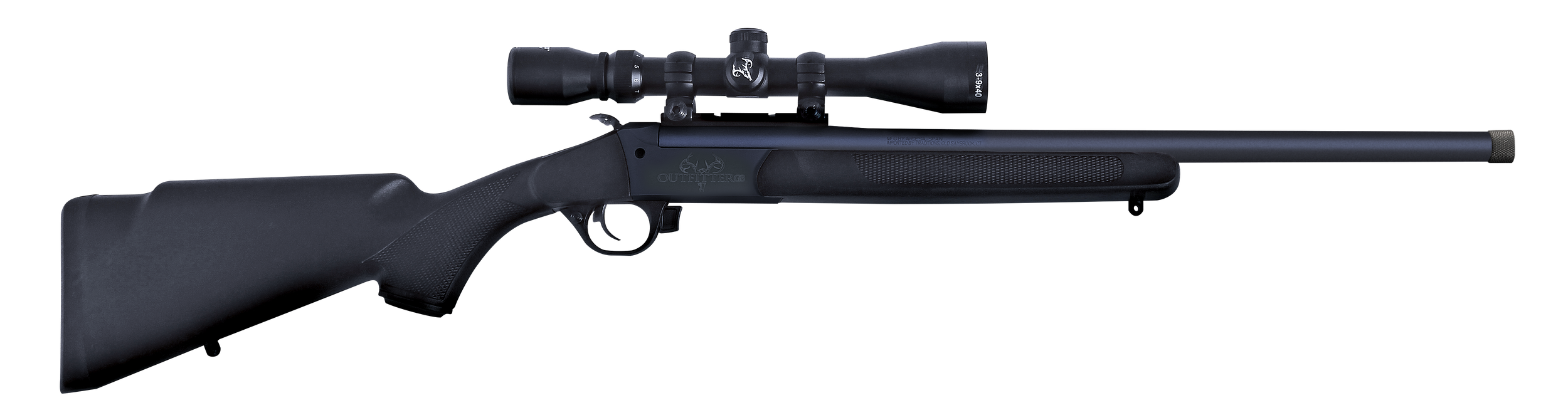 Traditions CR5-400030L Outfitter G3 w/Scope 400 Legend 1rd 22" Drilled & Tapped Receiver, Black Synthetic Stock, 3-9x40mm Duplex