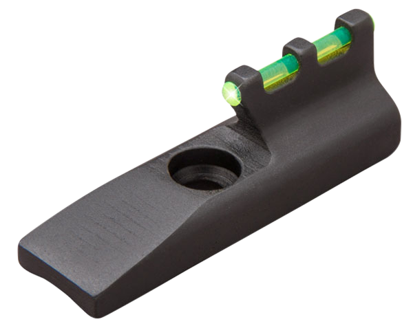 TruGlo TG965G Front Sight  Green Fiber Optic Front/Black Frame Fits Browning Buck Mark Fits Ruger MK II/MK III/MK IV, 22/45, Front Post Screw Mount