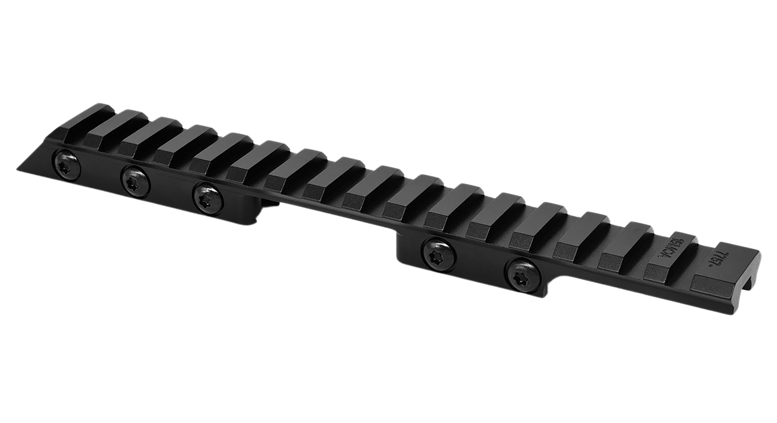 Warne 7757M Picatinny Rail 11mm Dovetail Black Aluminum Fits CZ 457 15 MOA
