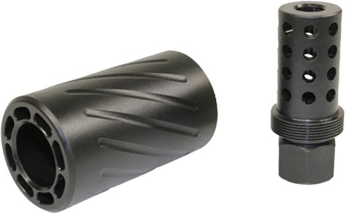 GUNTEC AR15 5.56 MUZZLE BRAKE W/ QUICK DETACH BLAST SHIELD