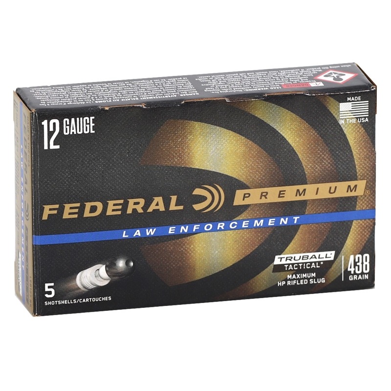 FEDERAL TACTICAL 2-3/4" 1OZ TRUBALL RIFLED SLUG 5RD BX / 250RD CS