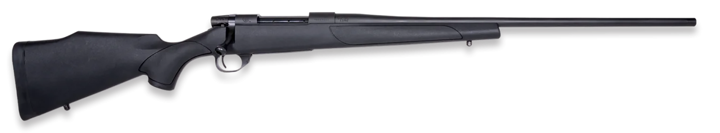 Weatherby VTX65CMR16T Vanguard Obsidian 6.5 Creedmoor 4+1 16" Blued Threaded Barrel, Blued Stainless Steel Drilled & Tapped Receiver, Black Monte Carlo Synthetic Stock