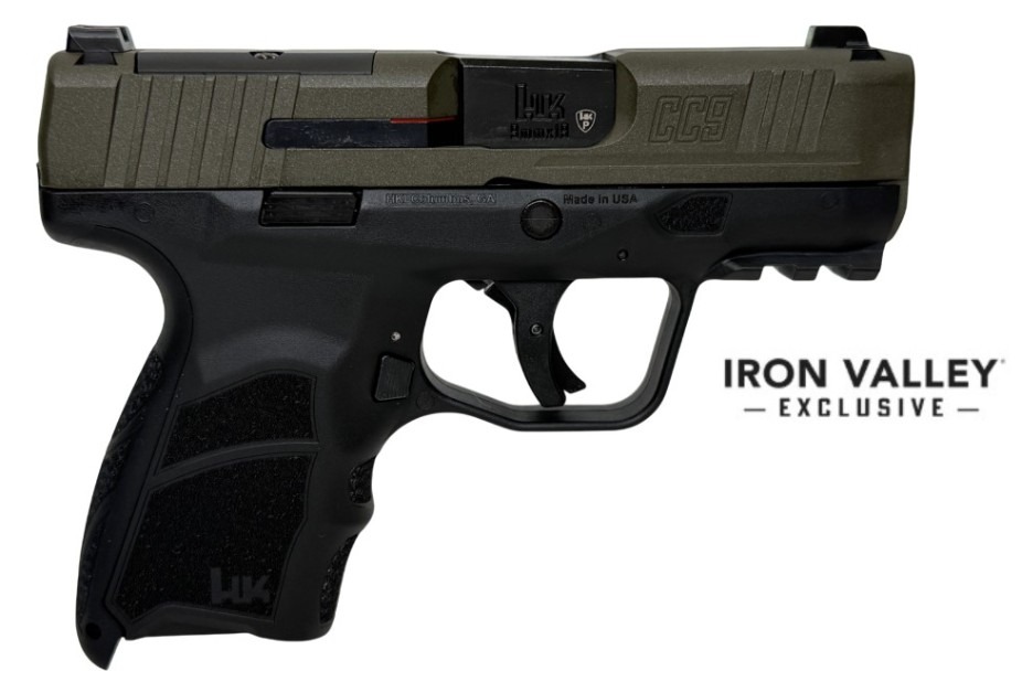 Heckler & Koch CC9 Micro Compact 9mm 3.32" 10rd Green Pistol