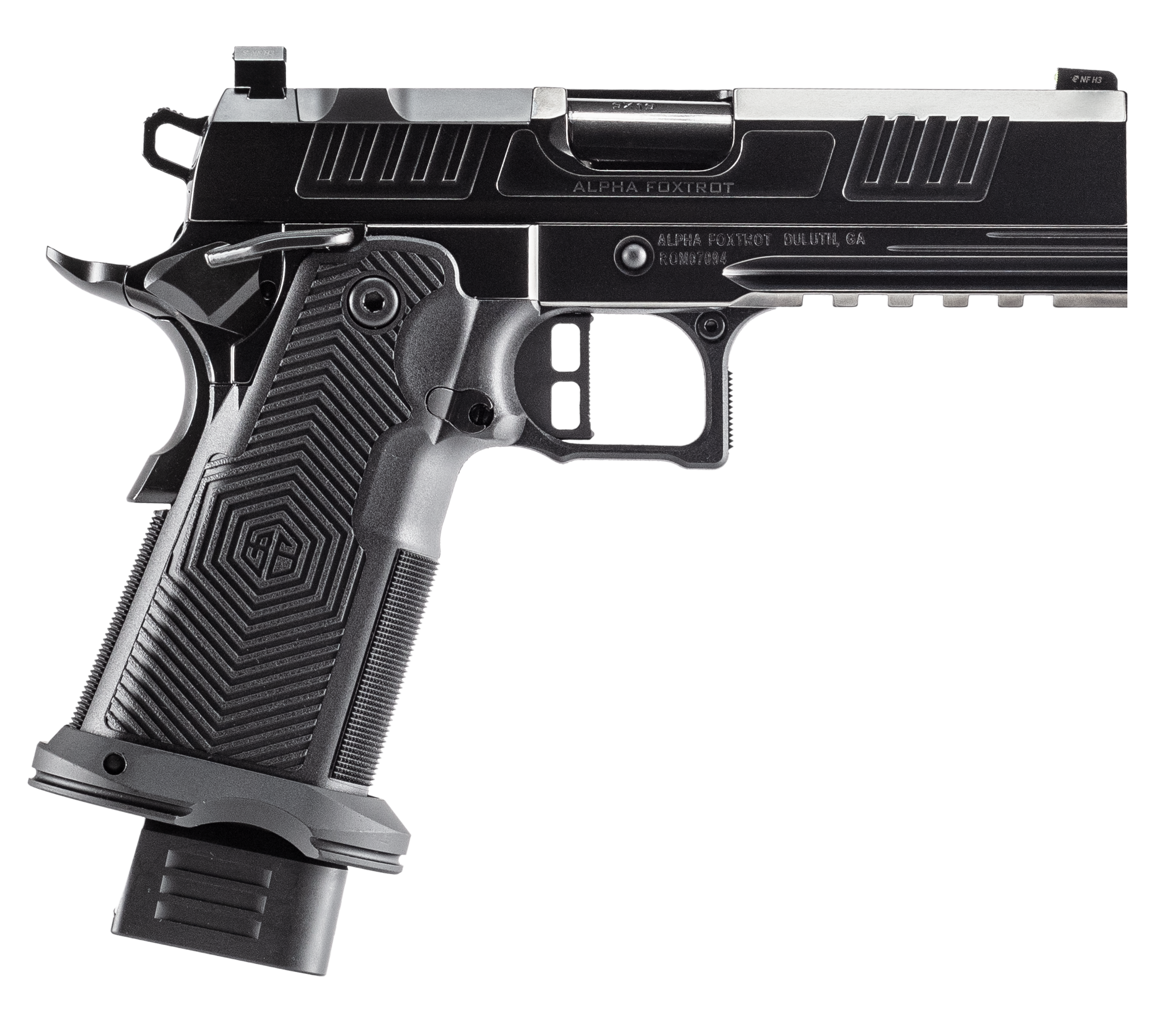 Alpha Foxtrot AA39X1CMD-PDBK19 AF1911 Romulus 9mm Luger 4.25"