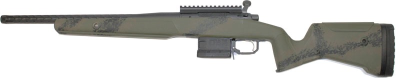GLFA SUB-1 BOLT ACTION 308 WIN 18" SS FLUTED CF STOCK GREEN