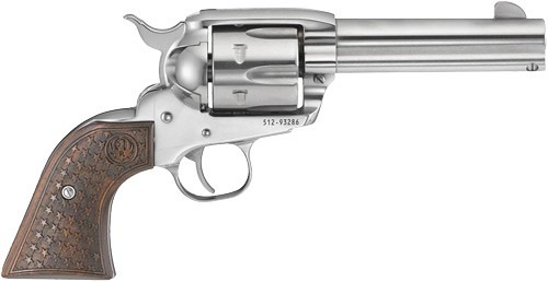 RUGER VAQUERO 357MAG 4-5/8" FS SS WOOD SHORT SPUR HMR-TALO