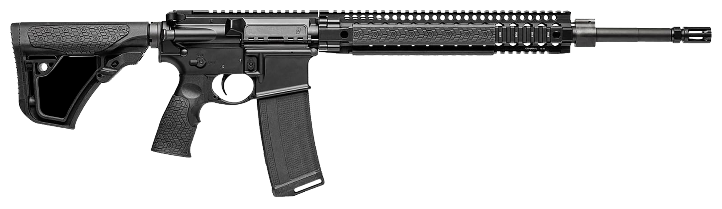 Daniel Defense 0214213175047 DDM4 MK12 SPR 5.56x45mm NATO 18" 20+1 Black Hard Coat Anodized 6 Position w/SoftTouch Overmolding Stock