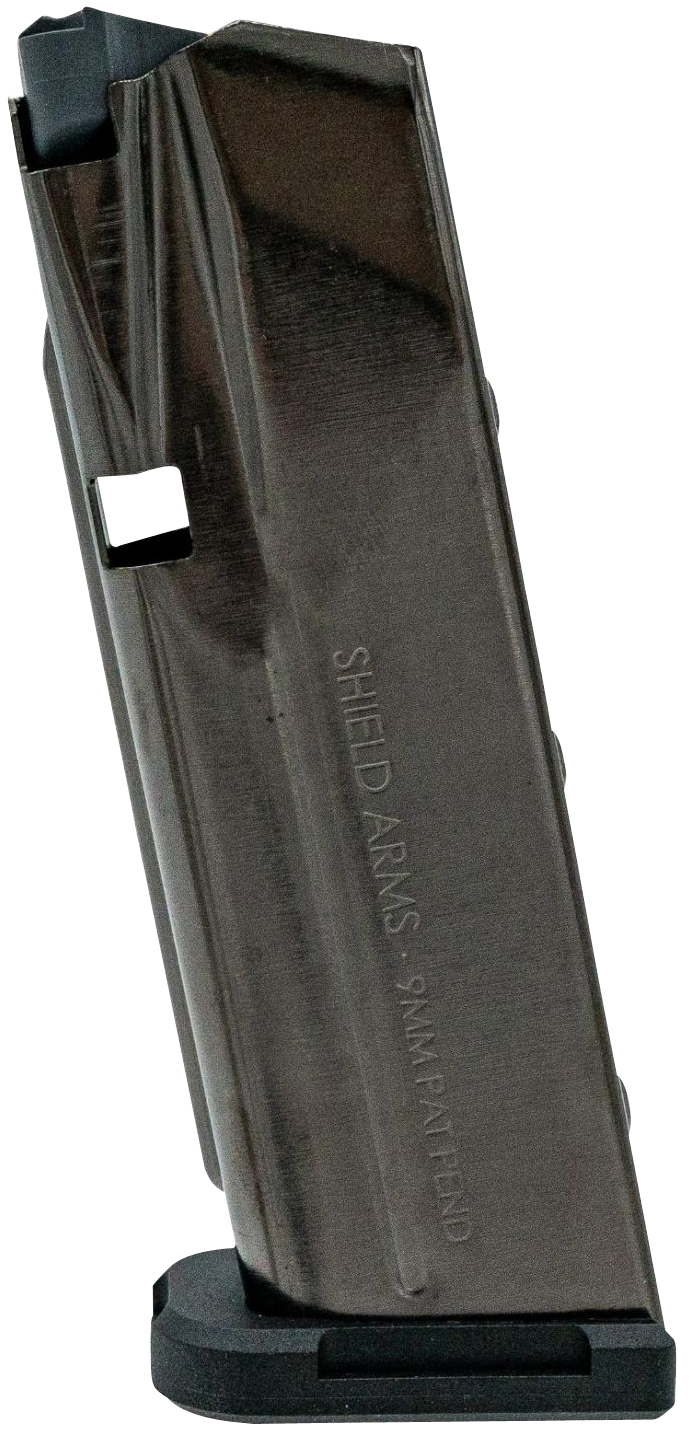 Shield Arms SAS15BLKNGEN3 S15 Magazine Gen 3 15rd Flush 9mm Luger Fits Glock 48/43X Black Nickel Steel