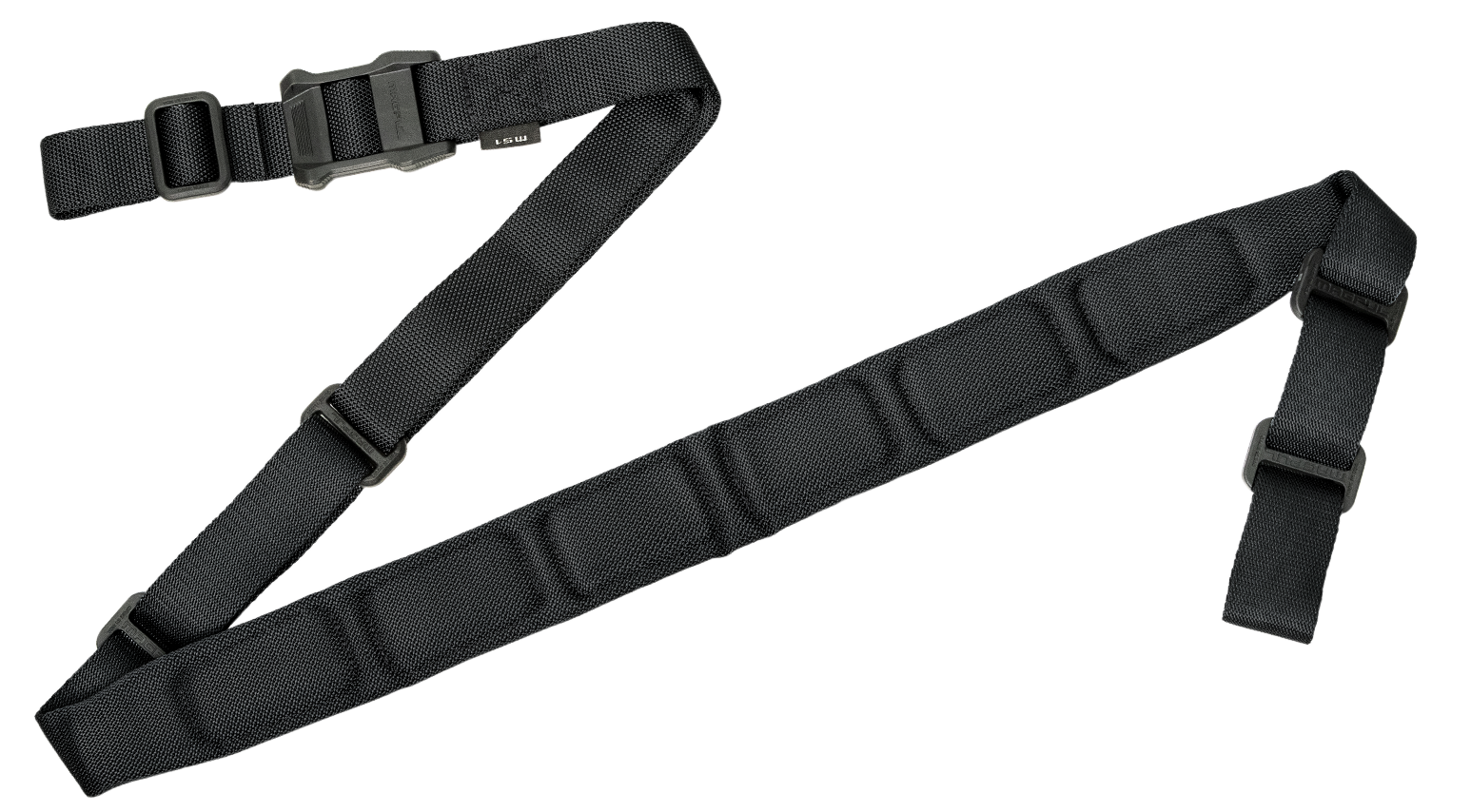 Magpul MAG545BLK MS1 Sling Black Nylon 48"-60" OAL Padded Two-Point Rifle
