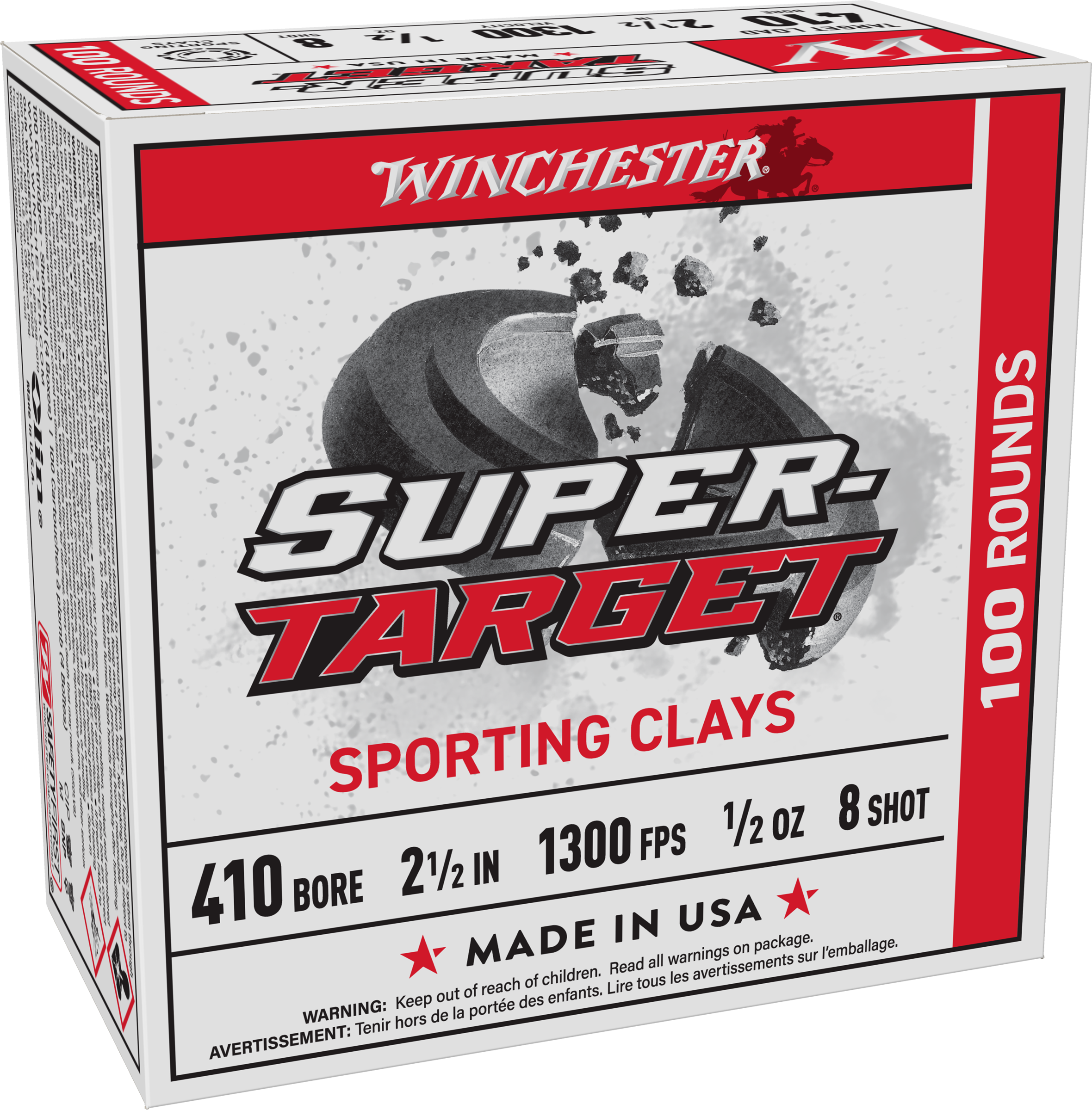 WIN TRGTS418 410BORE 2-1/2" 1/2OZ 8 25/10