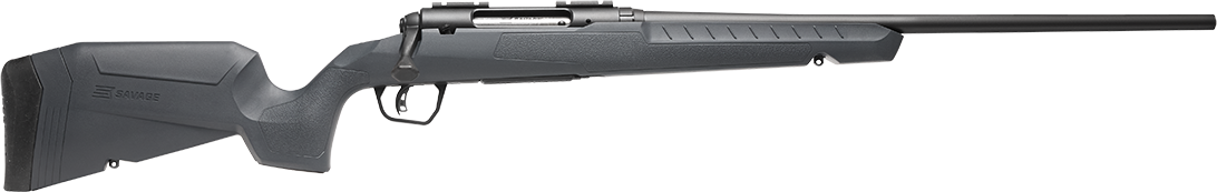 Savage Arms 32123 Axis 2 Compact 308 Win 4+1 20" Matte Black Heavy Sporter Barrel, Matte Black Drilled & Tapped Carbon Steel Receiver, Fixed Matte Gray Synthetic Stock, Right Hand