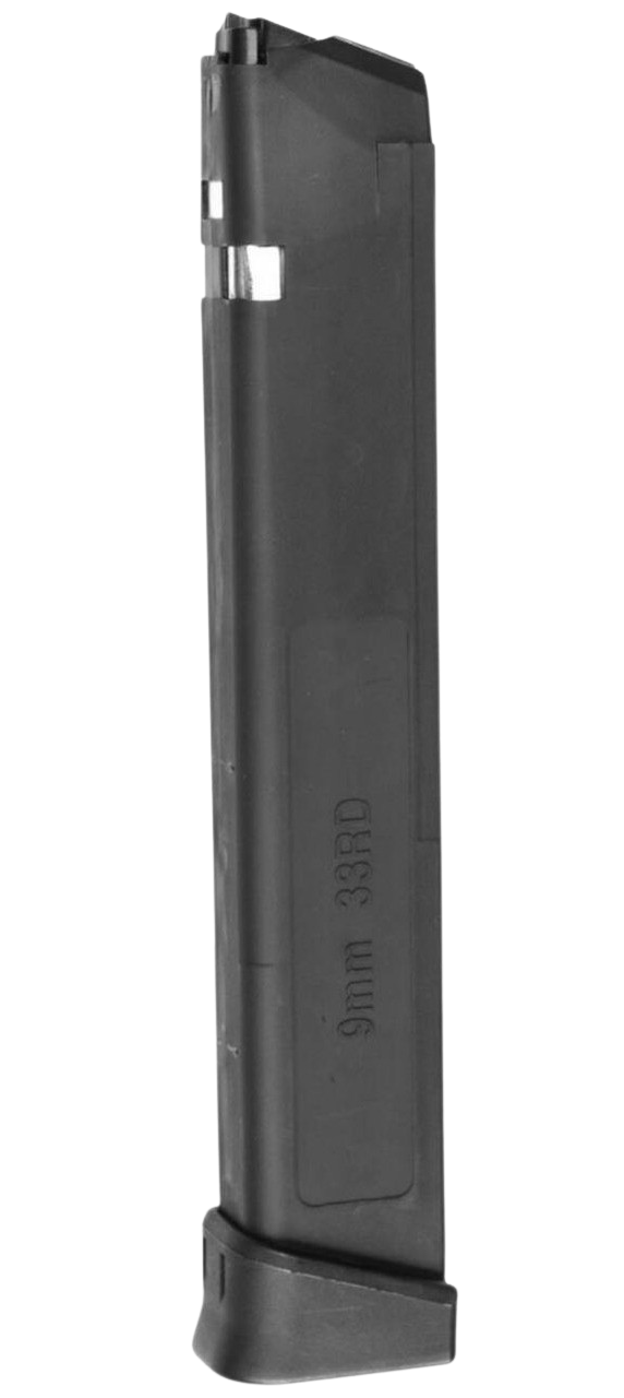 Global Ordnance LLC 850003223063 Global Ordnance  Black 33rd 9mm Luger Glock Style