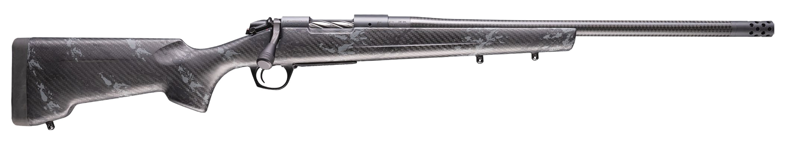Bergara Rifles B14S1204CF B-14 Cima CF 22-250 Rem 4+1 20" CURE Carbon Fiber Barrel, Sniper Gray Cerakote Receiver, RTM Sporter Carbon Fiber Stock