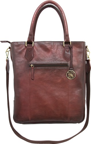 CAMELEON S&W FLAT TOTE CC PURSE BURGUNDY<