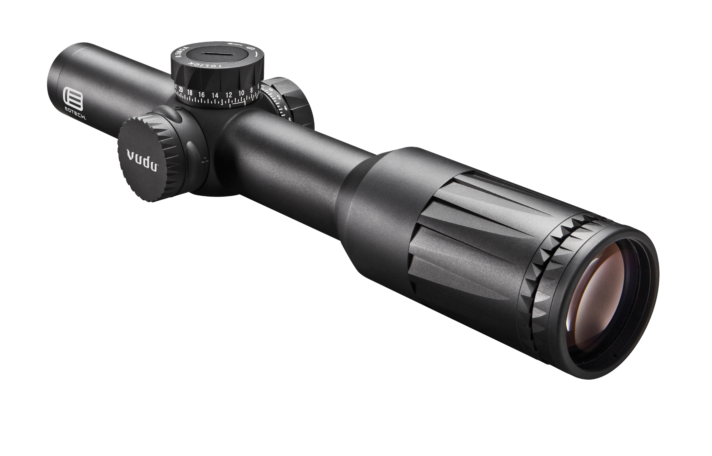 Eotech VDU16FFSR2 Vudu FFP Black Anodized 1-6x24mm 30mm Tube Illuminated SR2 MOA Reticle Features Throw Lever