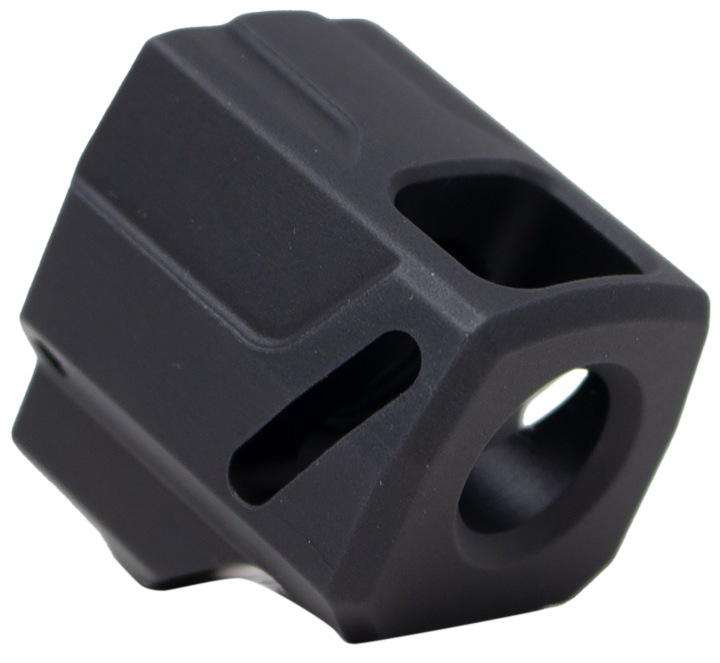 Faxon Firearms FFPACOMPSSS01 EXOS-525 Compensator Black Nitride 6061 Aluminum 1/2"x28 Threads 1.125" OAL Compatible w/ Sig Sauer P365/P365 XL