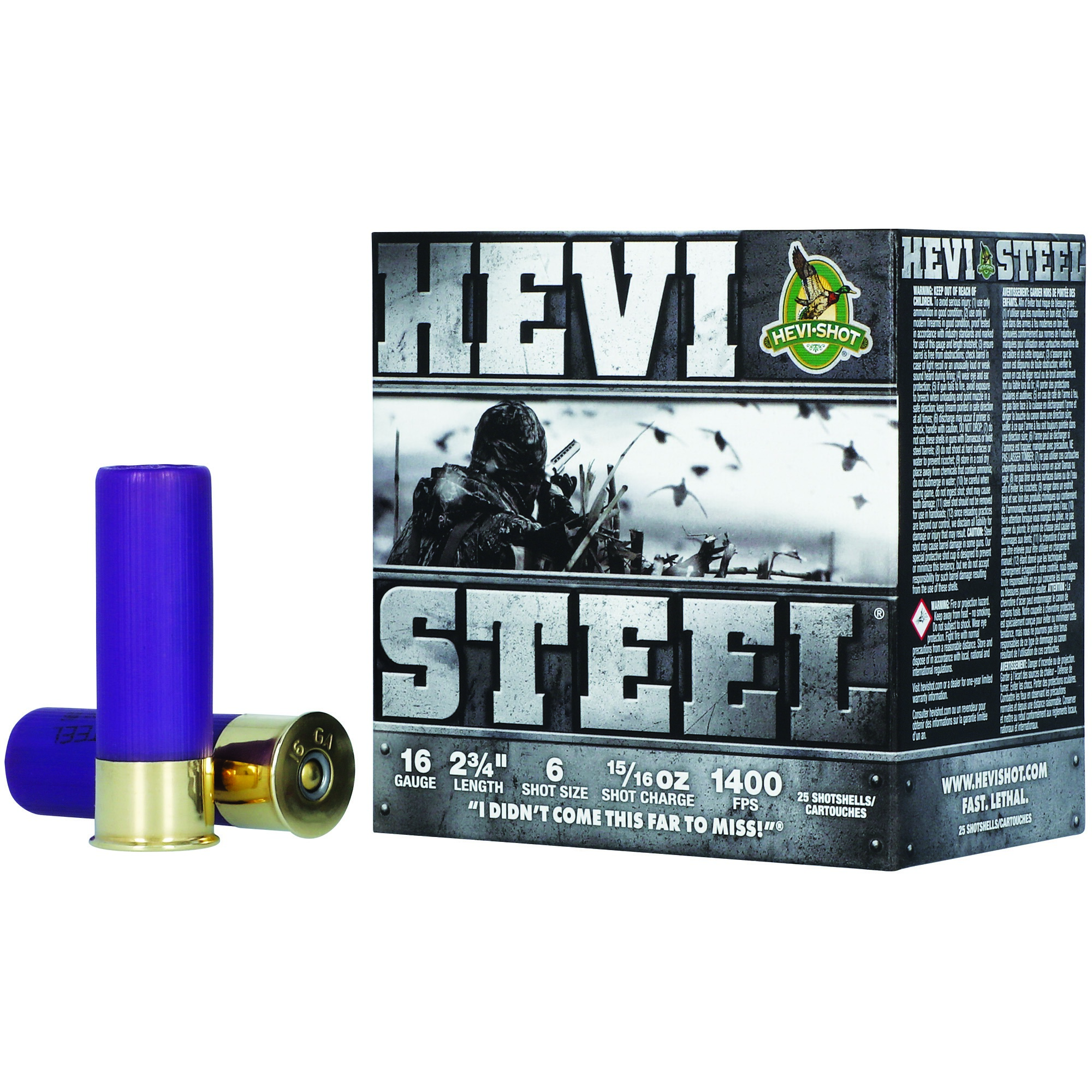 HEVI-STEEL 16GA 2.75" 15/16OZ #6