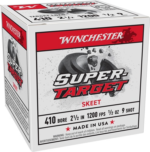 WINCHESTER TARGET 410 2-1/2" 1/2OZ #9 250RD CASE