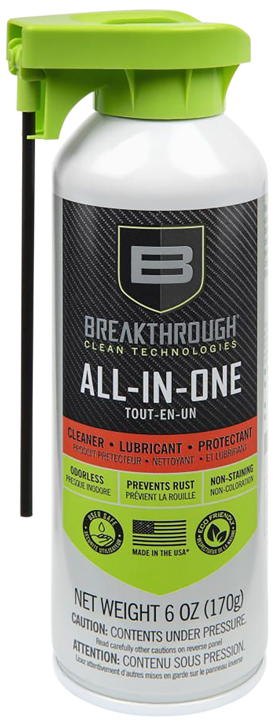 Breakthrough Clean BTACLP6OZ All-In-One Gun Care Aerosol 6 oz