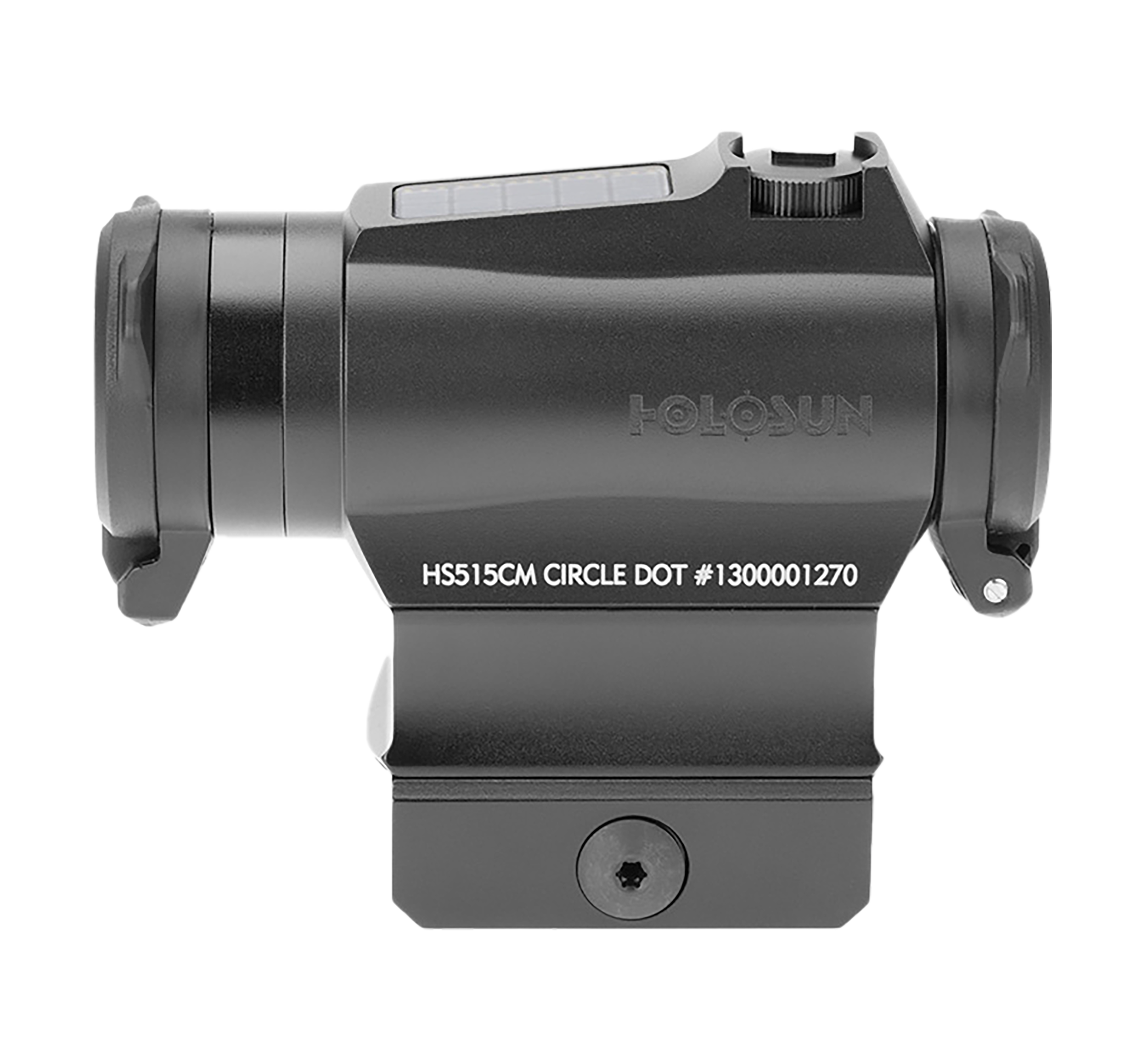 Holosun HS515CM 515 Black Anodized 1 x 20 mm 2 MOA Red Dot/65 MOA Circle Multi Reticle