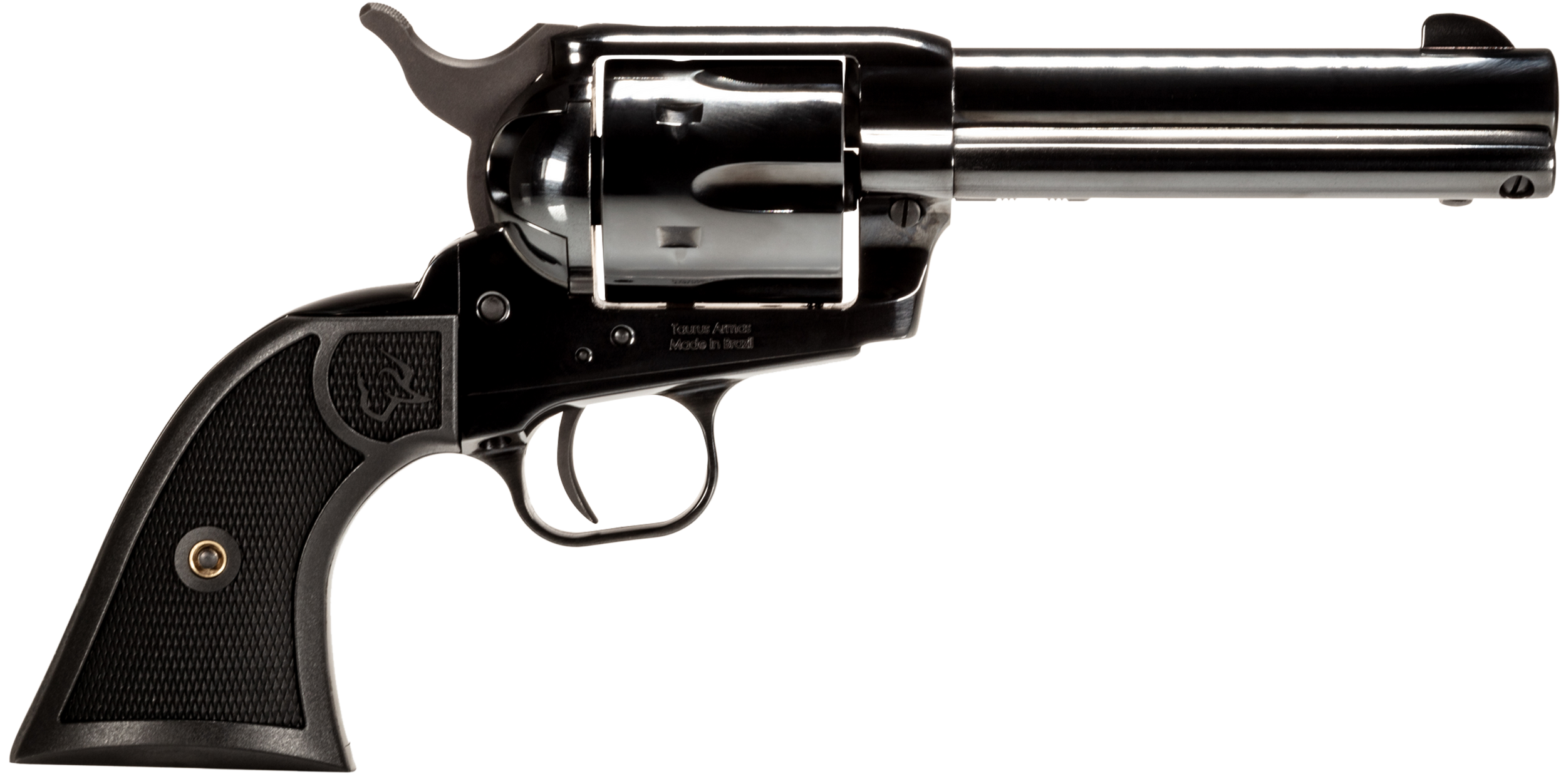 Taurus 2-D35741 Deputy Small Frame 357 Mag 6rd 4.75" Polished Black Steel Barrel, Cylinder & Steel Frame, Black Polymer Grip, Transfer Bar Safety