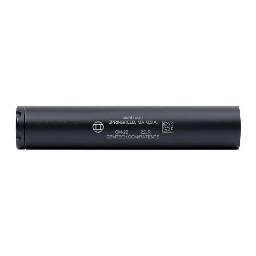 USED Gemtech GM-22 Suppressor .22 LR 5" 1/2x28 Thread Black