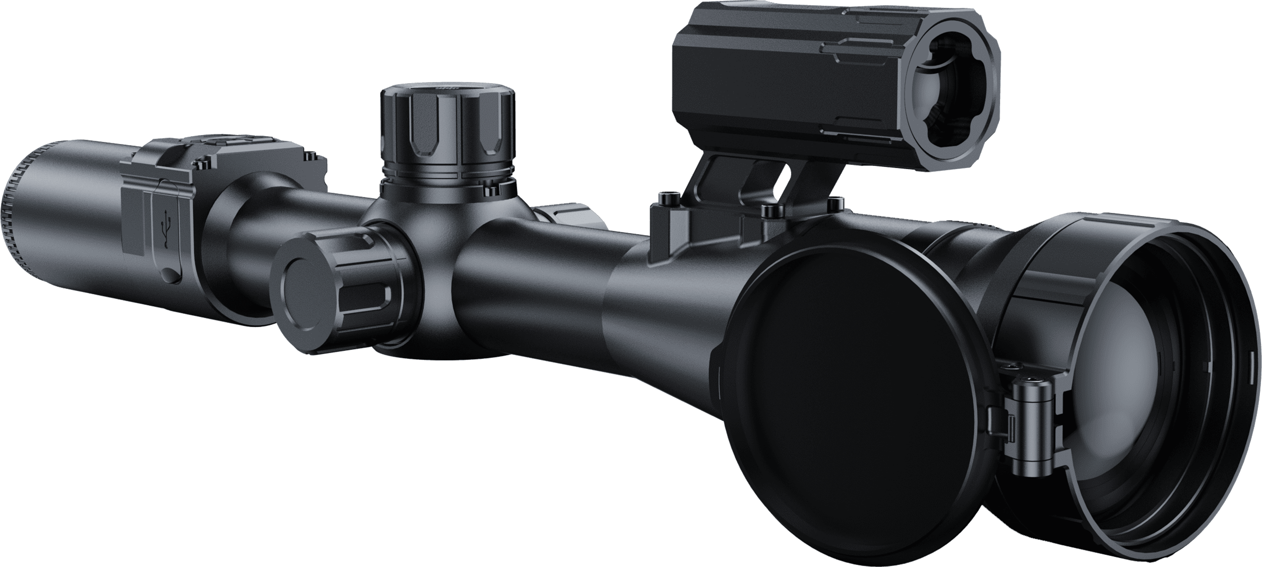 PARD PA650/LRF Pantera 640 LRF Thermal Rifle Scope Black 3.3x50mm Multi Reticle, Digital 2x/4x/6x/8x Zoom, 640x512 50 Hz Resolution