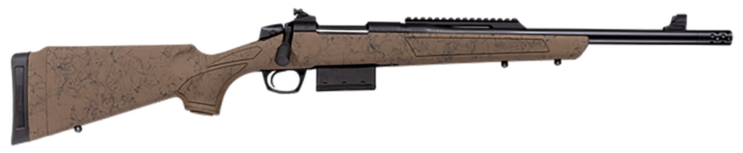 CVA CR3937 Cascade SR80 Full Size 350 Legend 10+1 18" Black Cerakote Steel Threaded Barrel, Black Cerakote Steel Receiver w/Picatinny Rail, Flat Dark Earth w/Black Web Adj LOP Synthetic Stock