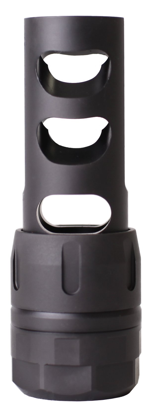Nosler 97230 Muzzle Brake Muzzle Brake Black 5/8" 24 tpi Threads for 338 Cal