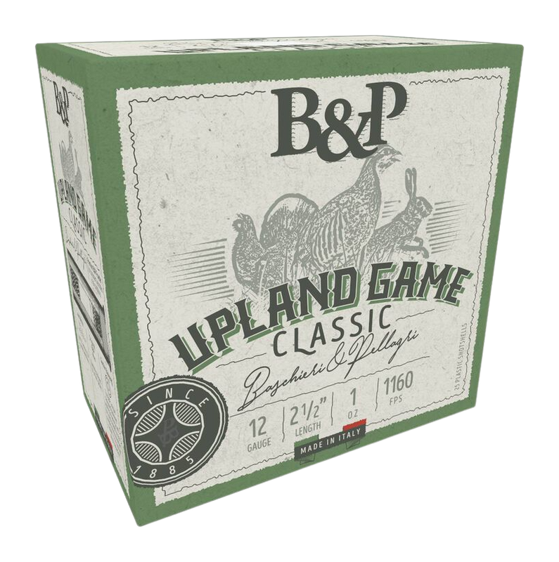 B&p Ammunition 12B1UP6 Upland Game Classic 12Gauge 2.50" 1oz 6Shot 25 Per Box/10 Case