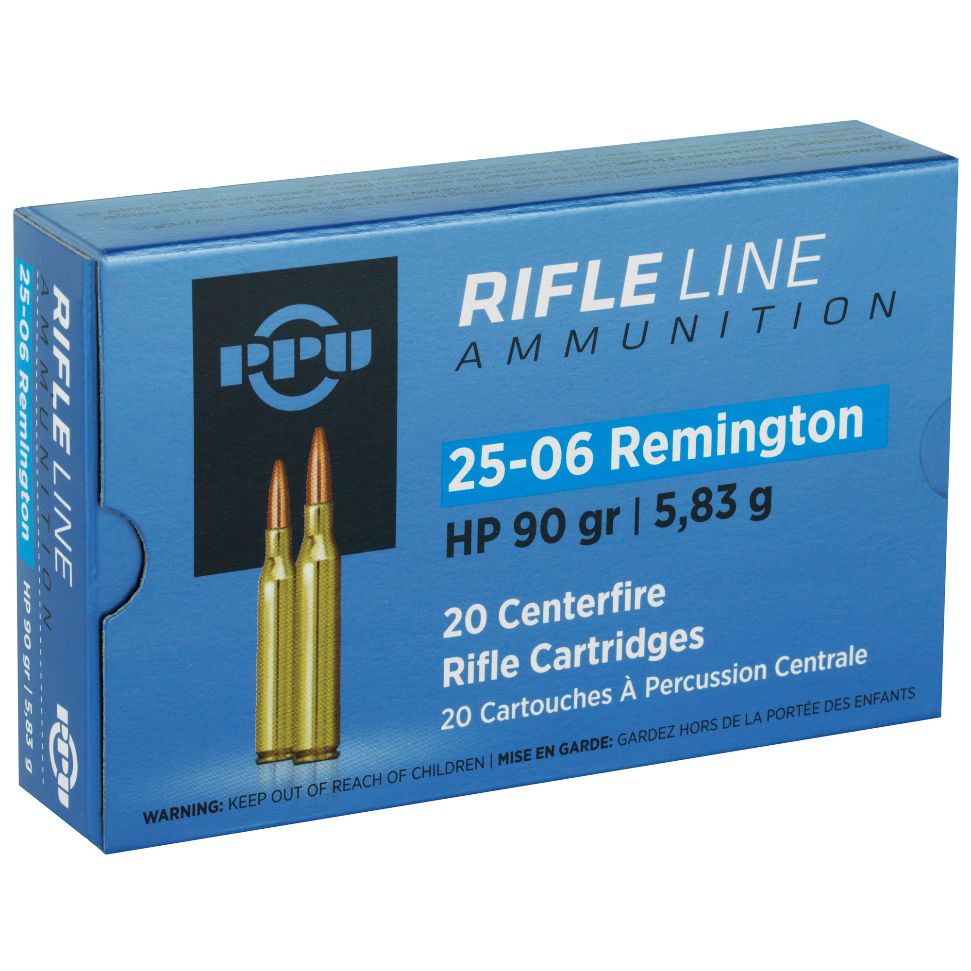 PPU 25-06REM HP 90GR 20/200
