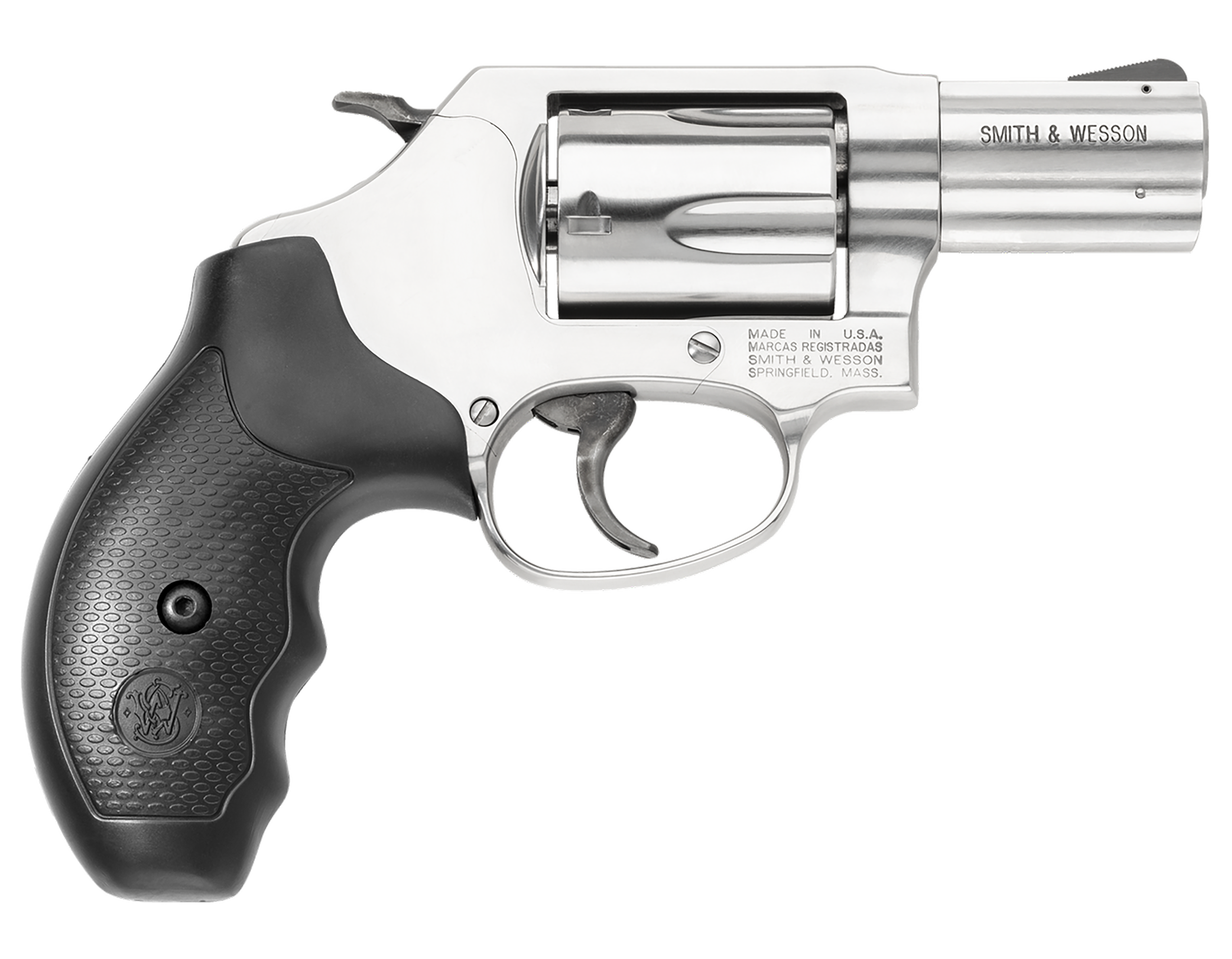 Smith & Wesson 162420 Model 60  357 Mag or 38 S&W Spl +P 5 Shot 2.12" Stainless Steel Barrel/Cylinder, Satin Finish Stainless Steel J-Frame, Exposed Hammer