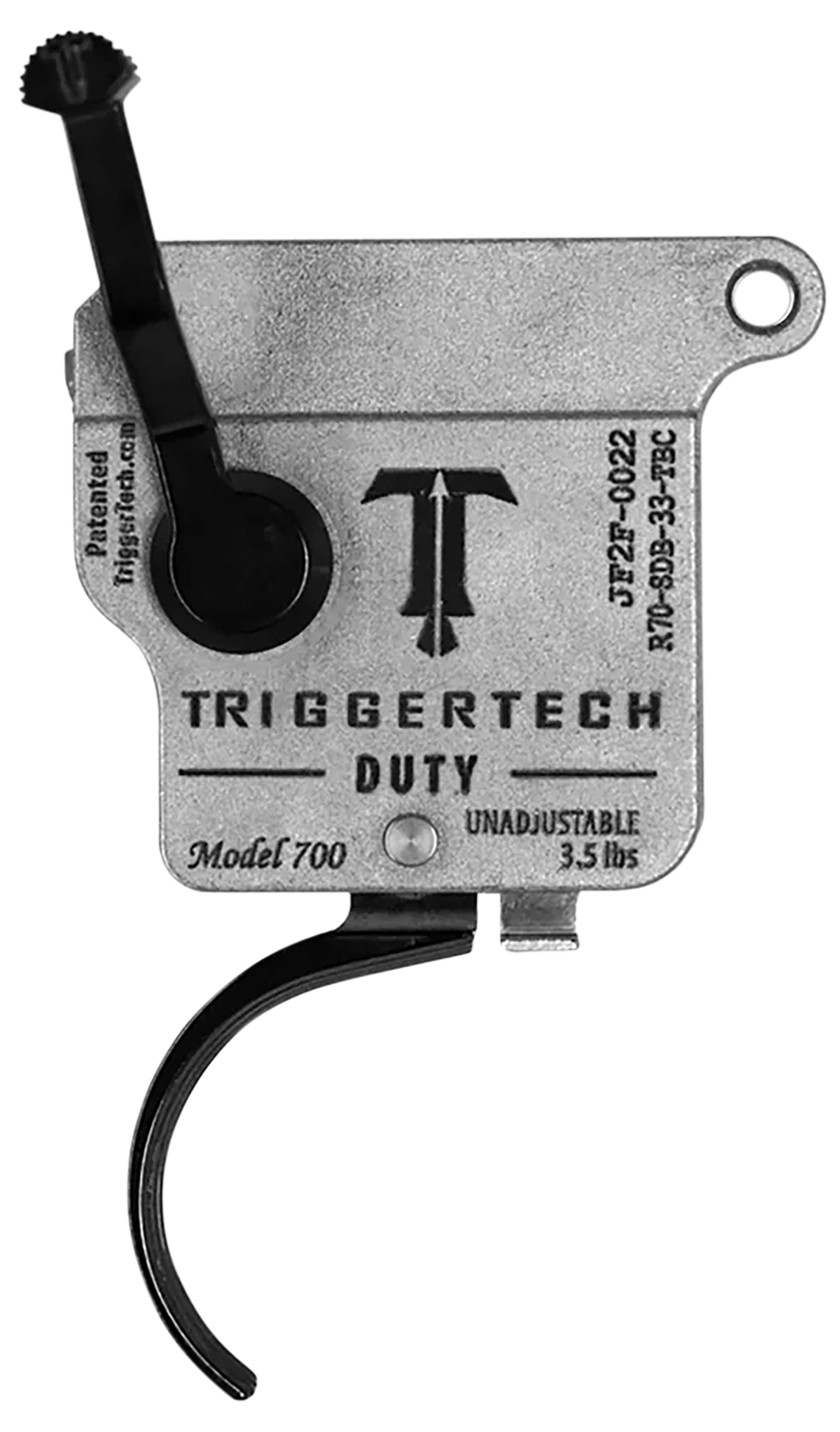 TriggerTech R70SDB33TBC Special  Single-Stage Curved Fits Remington 700 Right Hand