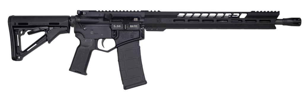 Diamondback DB1731K001 DB15  5.56x45mm 30+1 16" Nitride Treated Steel Barrel w/CNC DBSB-IV Flash Hider, A3 Flattop Upper/Diamondback Black Gold Lower, 15" M-LOK Handguard, Magpul CTR Stock & K2 Grip