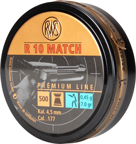 RWS PELLETS 177 R10 MATCH 7 GRAINS 500-PACK