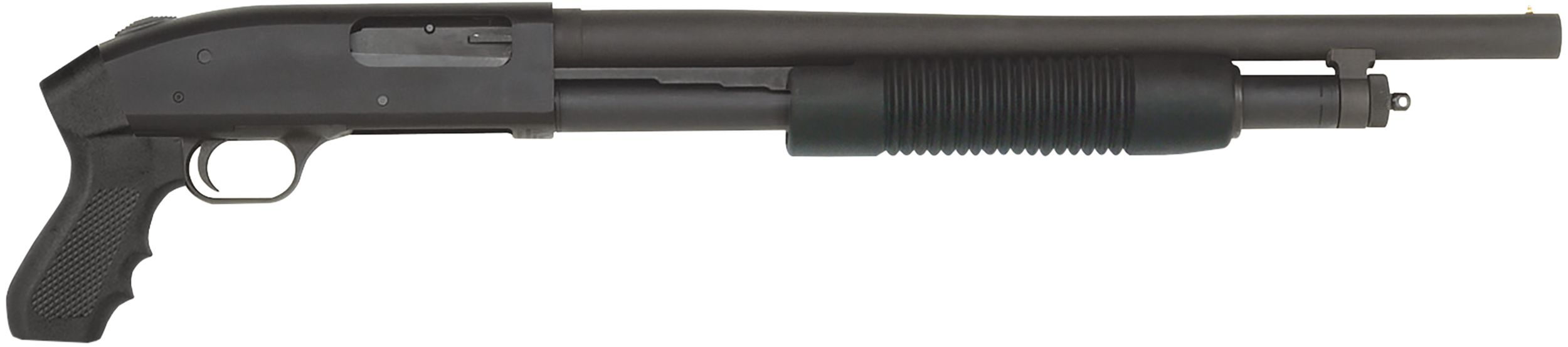 Mossberg 51340 500 JIC Cruiser 12 Gauge Pump 3" 5+1 18.50" Matte Blued Steel Barrel, Matte Blued Stainless Steel Receiver, Black Fixed w/Pistol Grip Synthetic Stock, Survival Kit In A Can