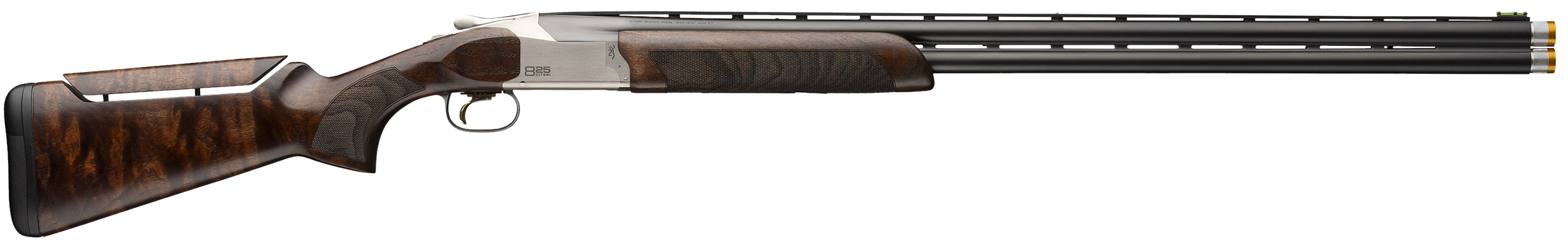 Browning 0183233002 Citori 825 Sporting 12 Gauge Break Open 3" 2rd 32" Polished Blued Over/Under Vent Rib Barrel, Silver Nitride Stainless Steel Receiver, Adjustable Comb Black Walnut Stock