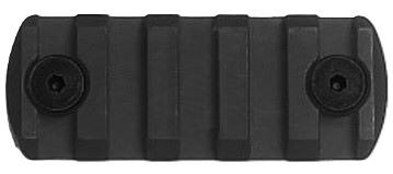 IMI DEFENSE ALUMINUM M-LOK 5 NOTCH RAIL SECTION BLACK